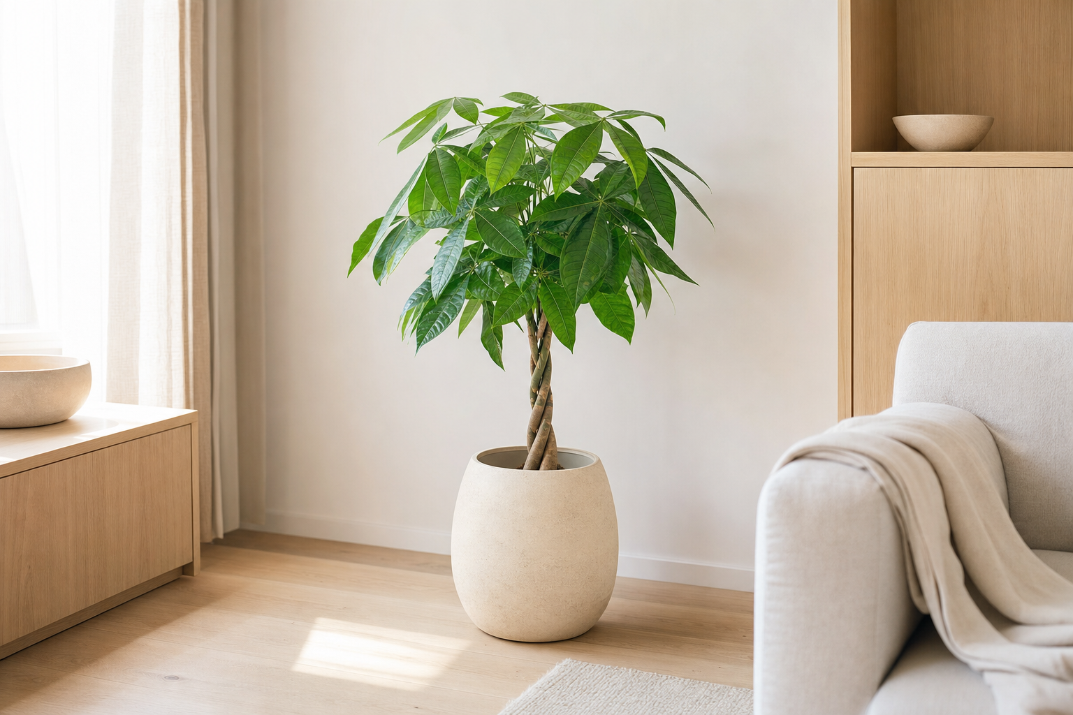 Pachira aquatica (gevlochten stam) - Kamerplant | Florazo hero